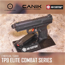 Afbeelding van Cybergun/AW CANIK TP 9 Elite Combat Black Limited Collector's Edition