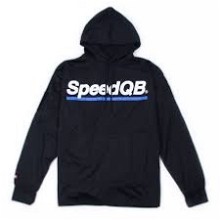 Afbeelding van Gezocht - Speedqb tech hoodie - zwart/blauw