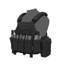 Image for WAS Plate carrier zwart