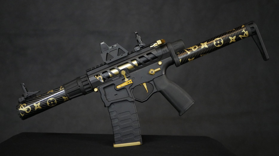 Nikksakk style EMG F1 Costum Build DSG Gold (zie omschrijving