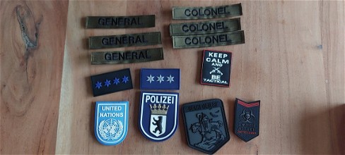 Afbeelding van 3D patches en General/Colonel tag