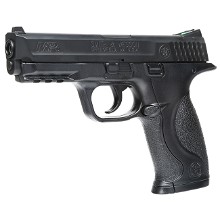 Afbeelding van Smith & Wesson M&P40 met metalen slede CO2 NBB 6mm BB zwart
