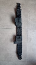 Afbeelding van Zwart tactische belt met pouches