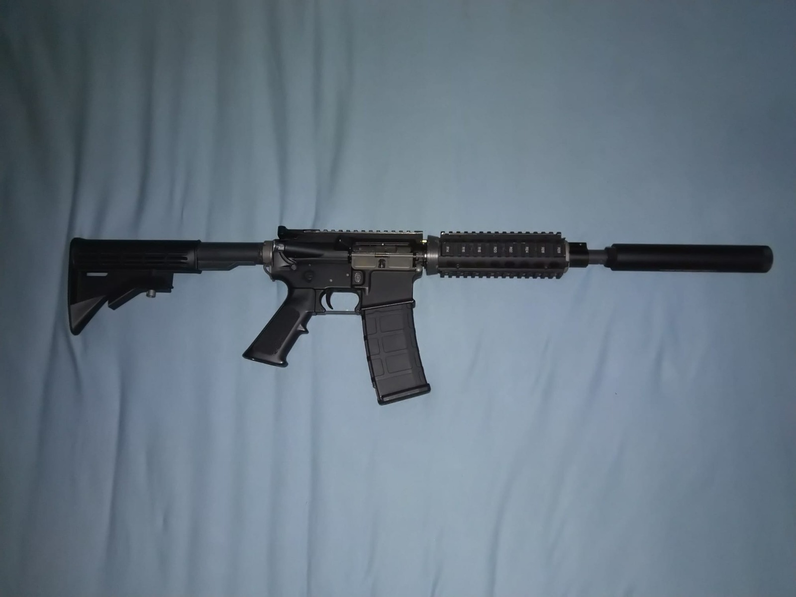 WEtech M4 GBB met 2 HPA drums en RAtech npas en internals Airsoft Bazaar