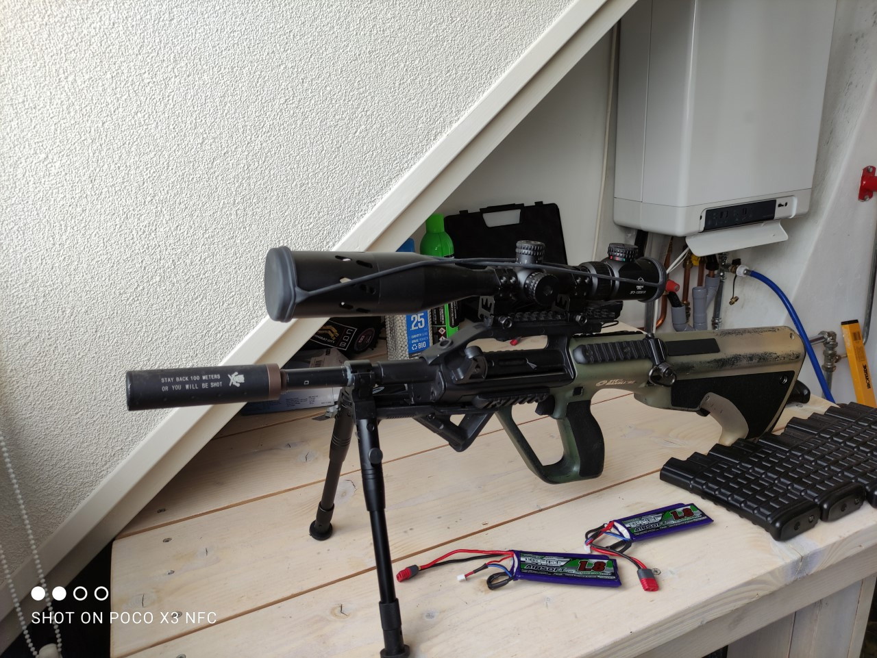 Custom Steyr Aug DMR Build Airsoft Bazaar