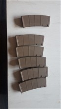 Afbeelding van 6 kunststof tan m4 mags