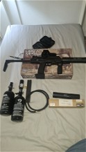 Afbeelding van Mp9 gbb/hpa hele set ready to go met extra's!