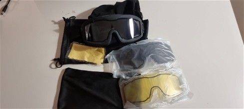 Image for Lancer Tactical Thermal Mask AERO Black with 3 lenses